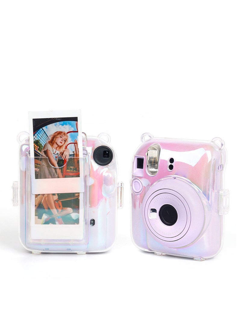 Generic Electroplated Phantom Case with Photo Storage Carry Bag for Fujifilm Instax Mini 12  - Image 5