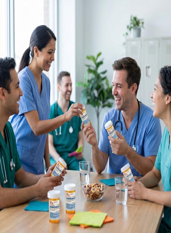 Kigeli 40 Pcs/ 20 Sets 2026 Nurse Graduation Party Supplies 20 Medication Pill Bottles 20 Happy Pill Label Stickers Medical School Graduation Party Favors Gifts for Nursing Pharmacist BSN RN Pharmd - Image 4