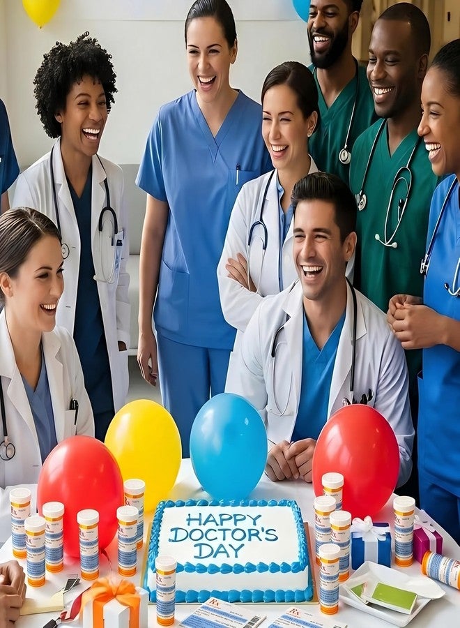 Kigeli 40 Pcs/ 20 Sets 2026 Nurse Graduation Party Supplies 20 Medication Pill Bottles 20 Happy Pill Label Stickers Medical School Graduation Party Favors Gifts for Nursing Pharmacist BSN RN Pharmd - Image 5
