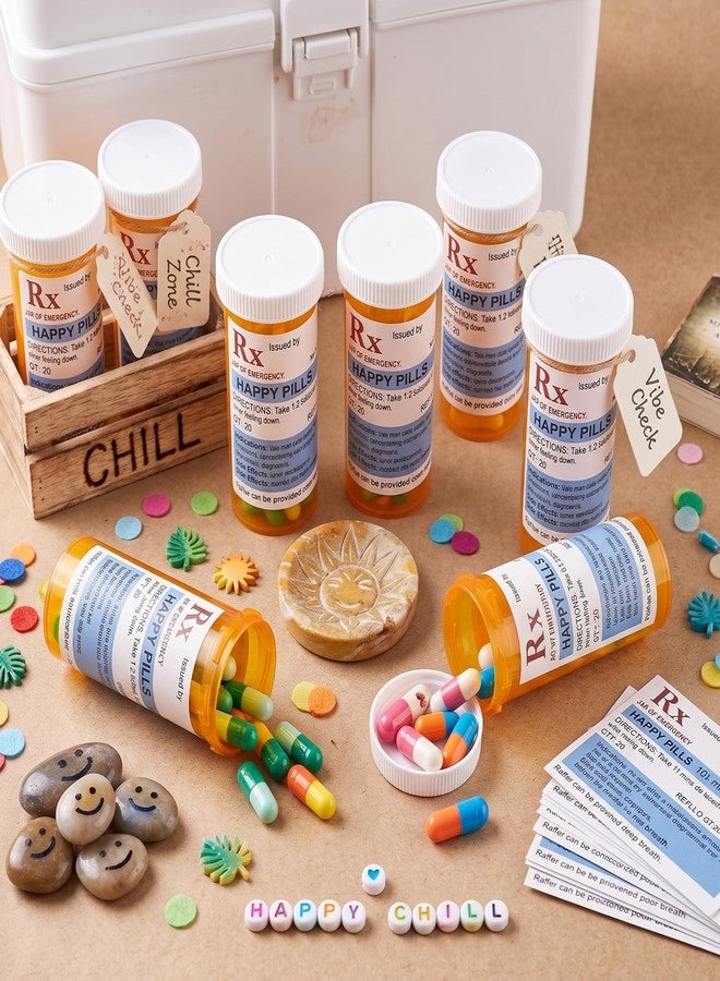 Kigeli 40 Pcs/ 20 Sets 2026 Nurse Graduation Party Supplies 20 Medication Pill Bottles 20 Happy Pill Label Stickers Medical School Graduation Party Favors Gifts for Nursing Pharmacist BSN RN Pharmd - Image 3