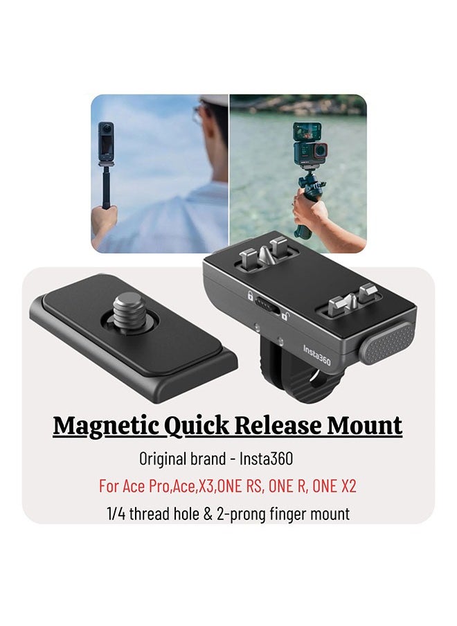 Insta360 Quick Release Mount(New Version), Compatiable X4/X3/ONE RS/X/X2/ACE/ACE PRO