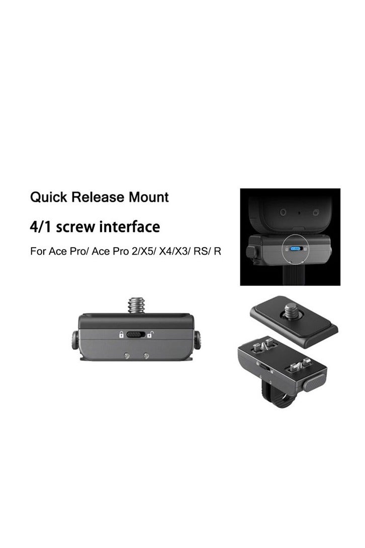 Quick Release Mount(New Version), Compatiable X4/X3/ONE RS/X/X2/ACE/ACE PRO  - Image 1