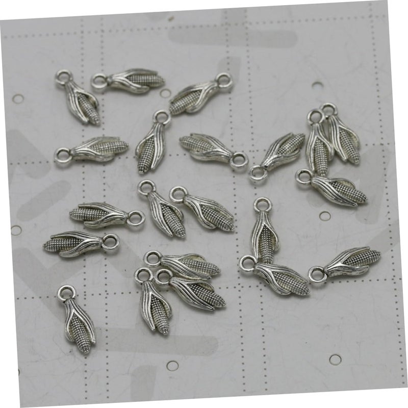 EXCEART Alloy Corn Pendants Set 20pcs DIY Charm Pendants for Necklace Bracelet and Craft Projects - Image 2