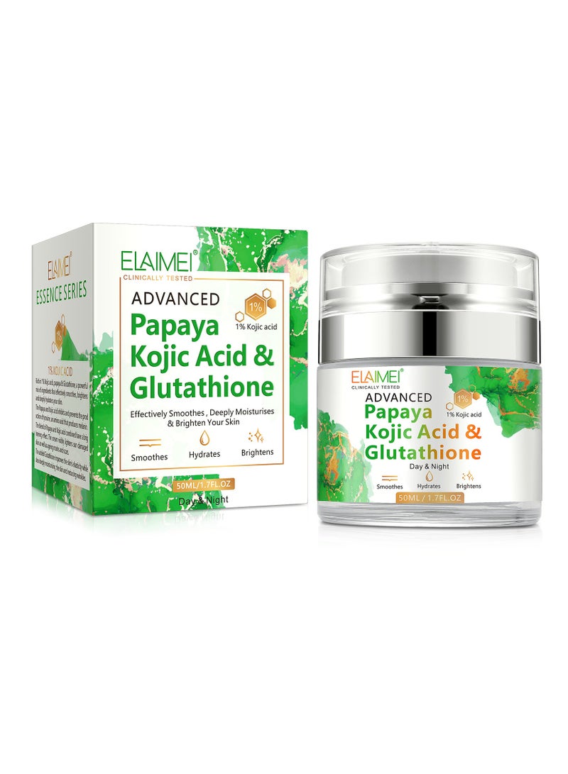 papaya kojic acid glutathione Elaimei Natural Skin Nourishing Resurfacing Face Cream,Cream for Face, Day Night Moisturizing Skin Cream, Brighting Dark Spots, Intensely Hydrating 50ml | Best Price KSA Buy BPC-157 Peptide | ClearDea GHK Cu Copper Peptide Serum | Scar Repair & Collagen Support:GHK Cu Copper Peptide Serum | Scar Repair & Collagen Support [ Pack of 2 ]