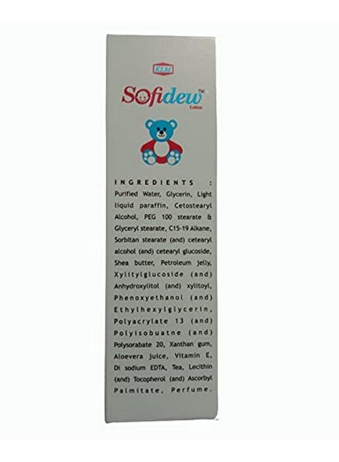 KLM Sofidew Lotion ; Parabens Free Baby Lotion ; Baby Lotion ; 100 Ml (Pack Of 2) - Image 4