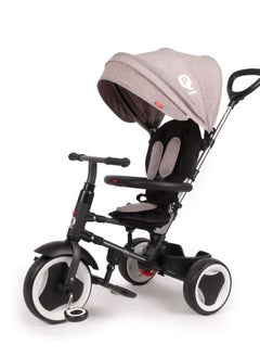 Qplay Rito Plus The Ultimate 3 in 1 Folding Trike - Grey