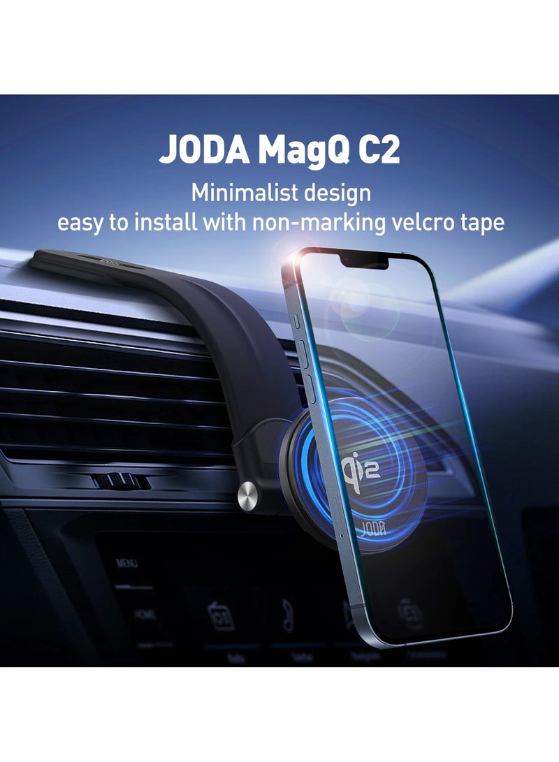 JODA MagQ C2 15W Qi2 Wireless Charging Car Holder - Image 5