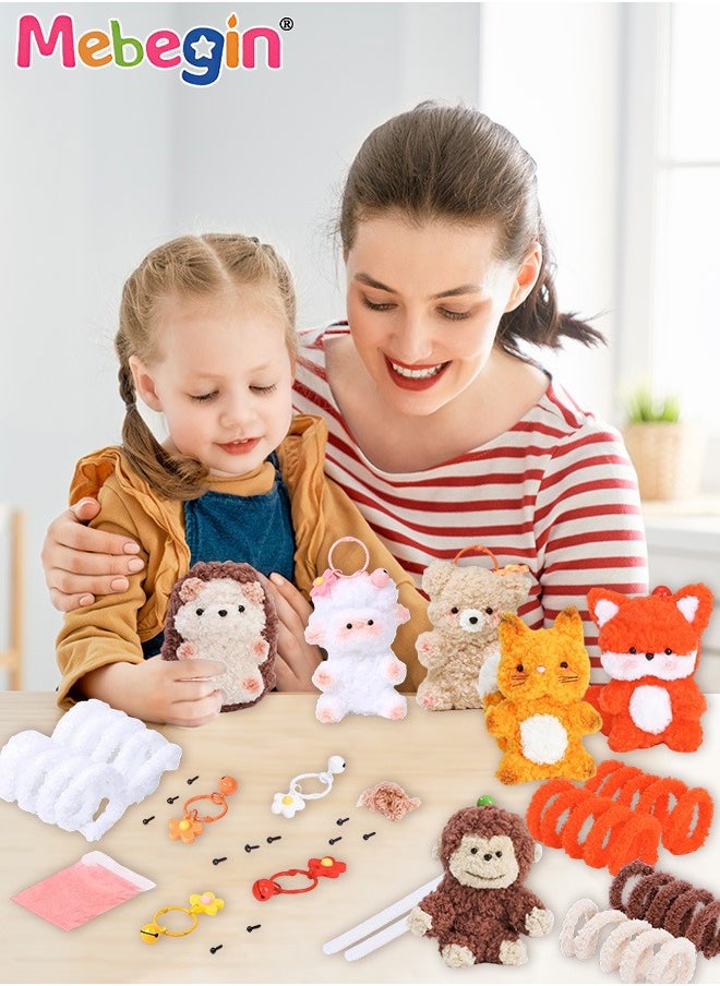 MEBEGIN Pipe Cleaners Set, Complete Craft Supplies for 6 Animals, Multicolor Chenille Stems, DIY Arts and Crafts Projects, Stress-Relieving Craft for Adults & Kids, Easy to Get Started, Premium Choice for Handmade Lovers  - Image 4