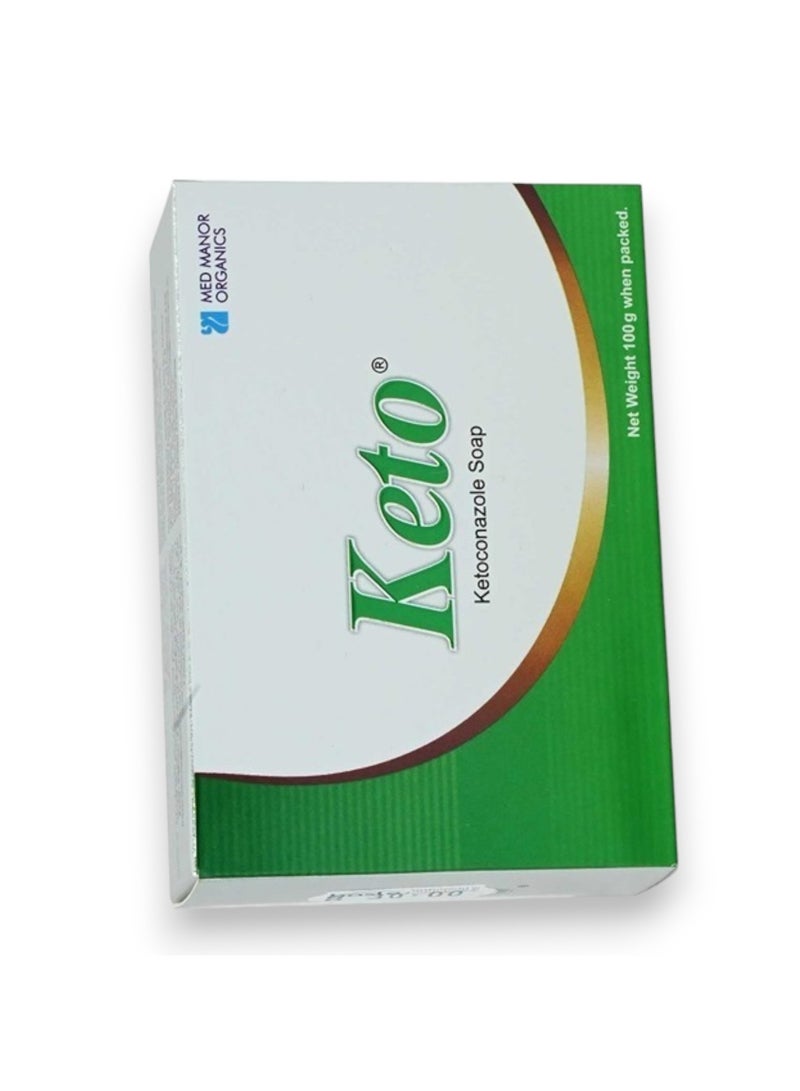 Med Manor Organics صابون كيتو، 100 جرام