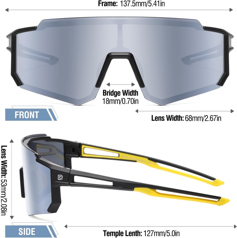 DUCO Polarized Kids Sunglasses Youth Sports Cycling Shades Lightweight Frame UV400 Child Boys Girls Baseball SunGlasses DK310 - Image 3
