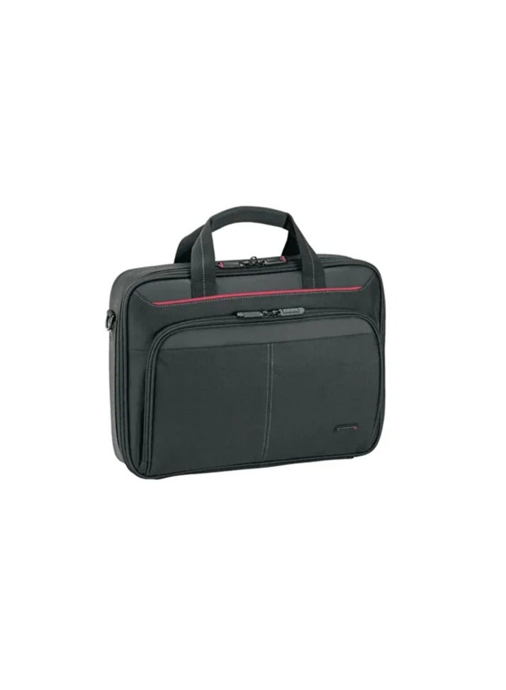targus Laptop Bag 12'', 13'', 14'' – Business Briefcase with Detachable Shoulder Strap, Lightweight, Durable, Water-Resistant, Multi-Compartment – Black - Image 3