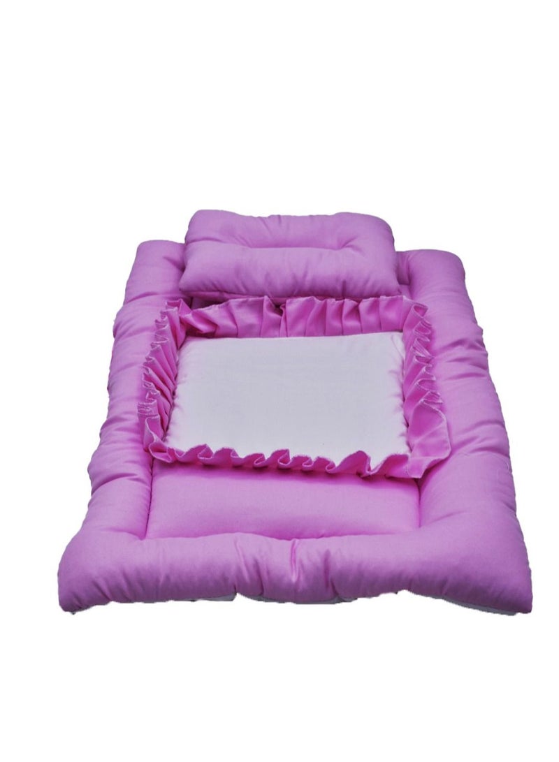 Baby sleeping bed with pillow - Image 2