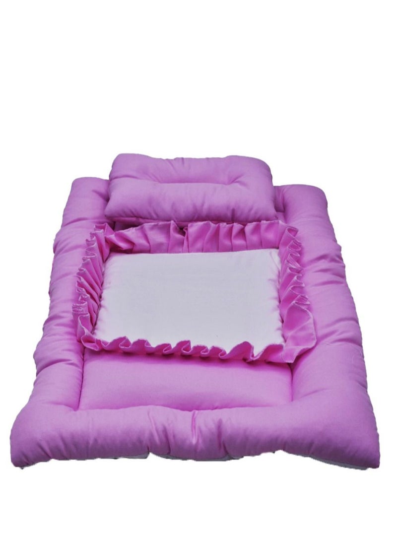Baby sleeping bed with pillow - Image 3