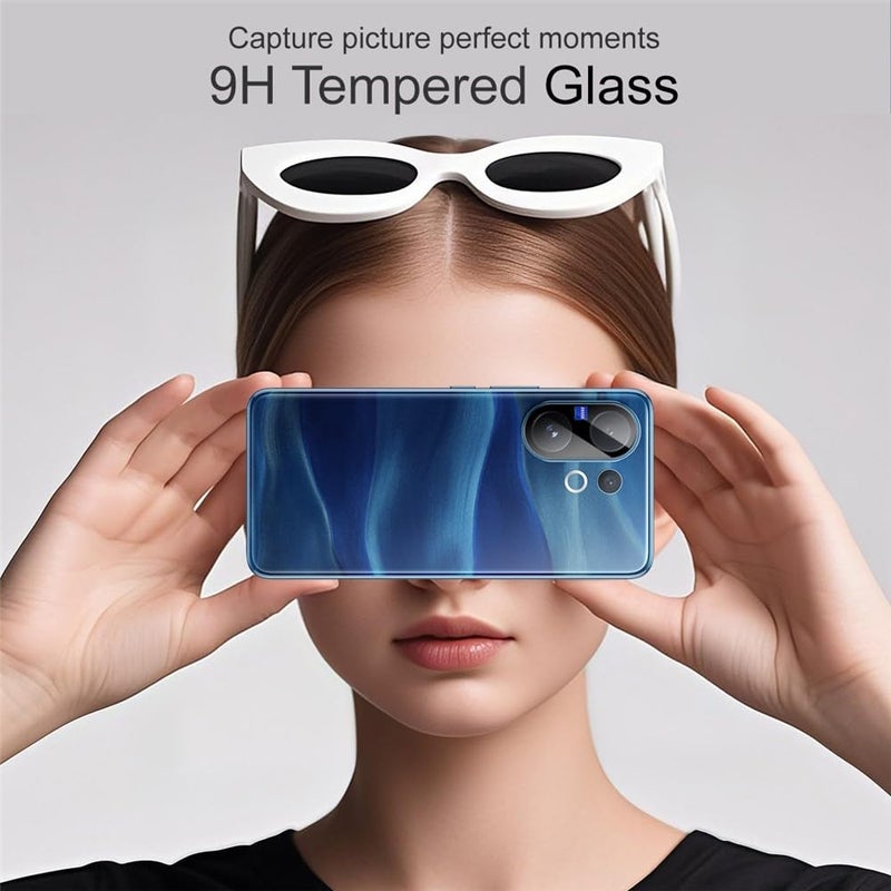FabeKee Camera Lens Protector Compatible With Vivo V60 5G 9H Tempered Glass, Anti-Scratch, HD Clear, Easy Installation, Ultra-Thin Camera Lens Protection - Image 3