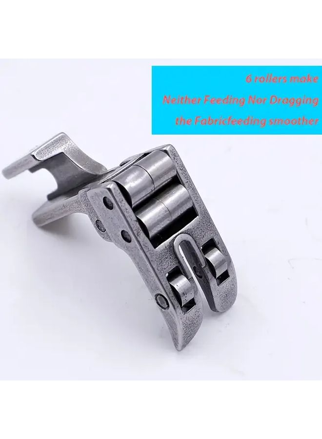 Industrial Sewing Machine Roller Presser Foot 1pc All Steel for Leather - Image 4