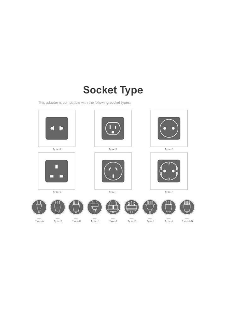 3 Way Multi Plug Adapter Socket Universal Travel Adaptor-Plug Extension For Kitchen Appliances, Office, Laptop, Tv, Indoor Lighting Shaver Plug Converter Power Adapter with Multiple Socket  - Image 4