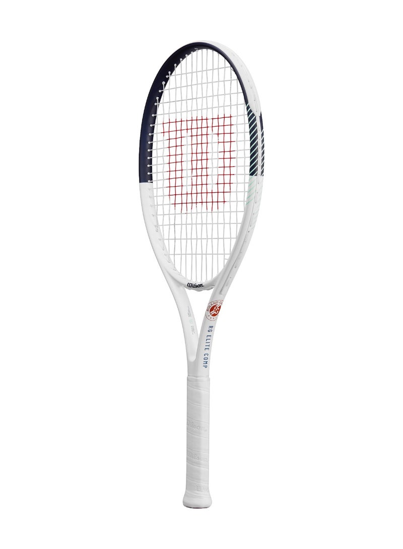 Wilson Roland Garros Elite 26 Tennis Racket For Junior - White - Image 2