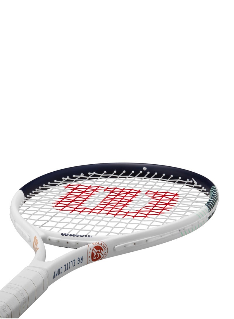 Wilson Roland Garros Elite 26 Tennis Racket For Junior - White - Image 4