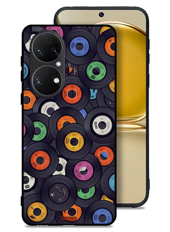 Tolwak Huawei P50 Protective Case Cover Cds Pattern - Image 1