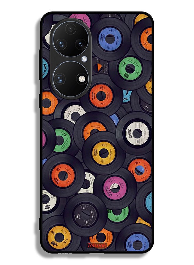 Tolwak Huawei P50 Protective Case Cover Cds Pattern - Image 2