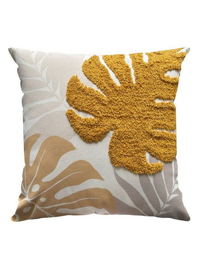 Belchior Embroidered Detail Zipper Closure Cushion Multicolour 43 x 43 cm 461076 - Image 1