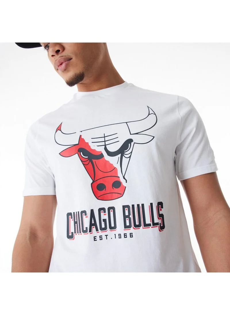 نيو ايرا Nba Chicago Bulls Logo Graphic Table T-Shirt
