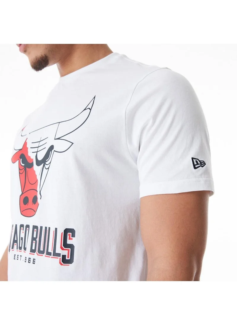 نيو ايرا Nba Chicago Bulls Logo Graphic Table T-Shirt