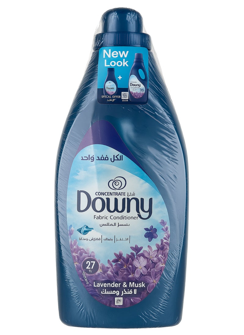 Downy Lavender And Musk Variant Fabric Conditioner For More Softness 2 x 1L - Image 1
