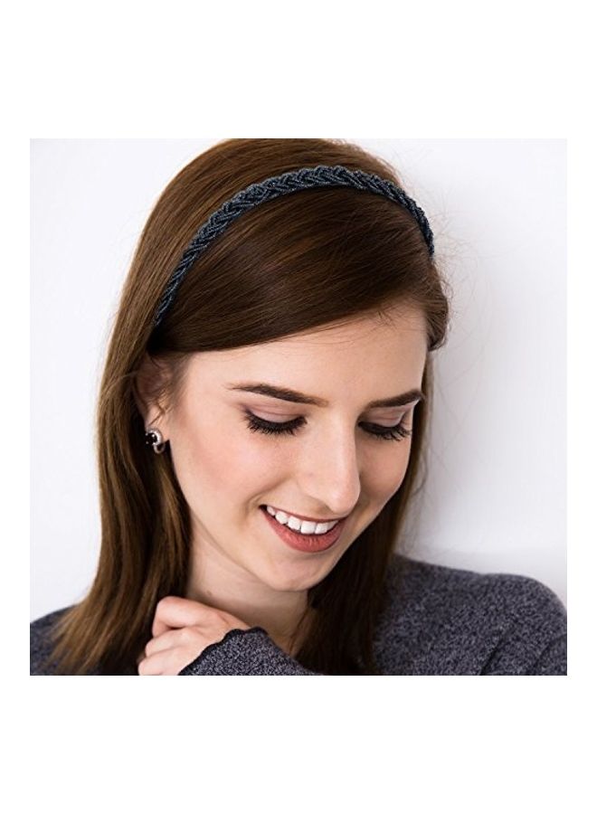 NIBEMINENT 6-Piece Beaded Hair Hoop Headband Multicolour - Image 2