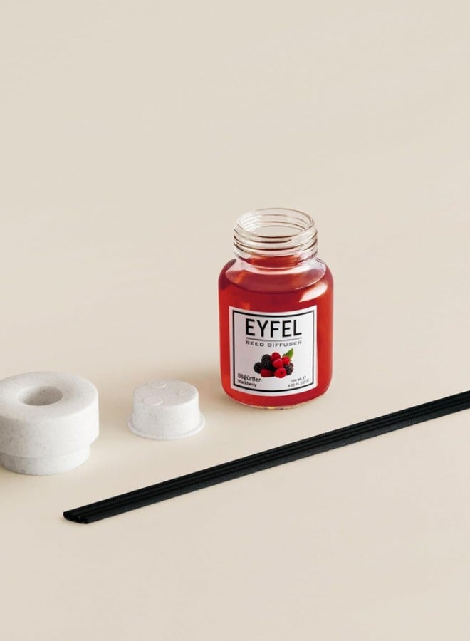 EYFEL eyfel eau de parfum EYFEL Reed Diffusers for Home – BlackBerry Reed Diffuser Set 4.05 fl oz Oil Diffuser Sticks, Bathroom Diffuser, Oil Reed Diffuser, Scented Sticks, Oil Diffuser Sticks 2 pcs - Image 4