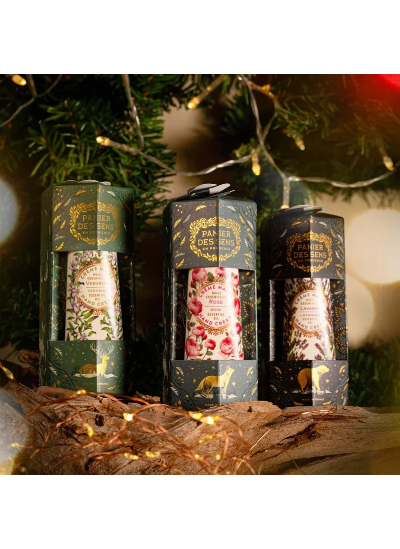 PANIER DES SENS Mini Christmas hand cream set - Rose 30ml