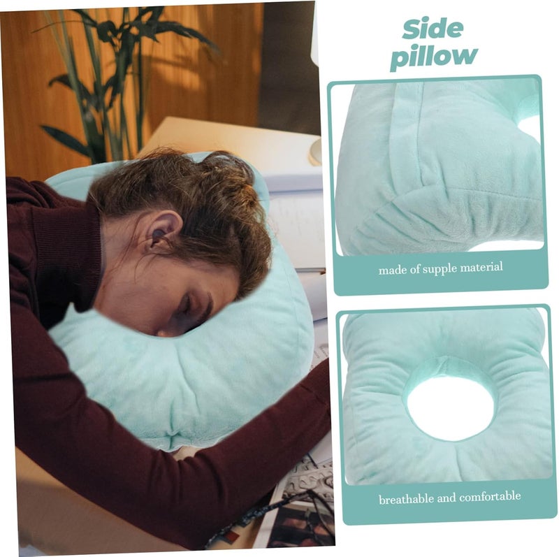 VOSAREA Memory Foam Nap Pillow for Travel Office School Comfortable Resting Pillow Random Color - Image 3