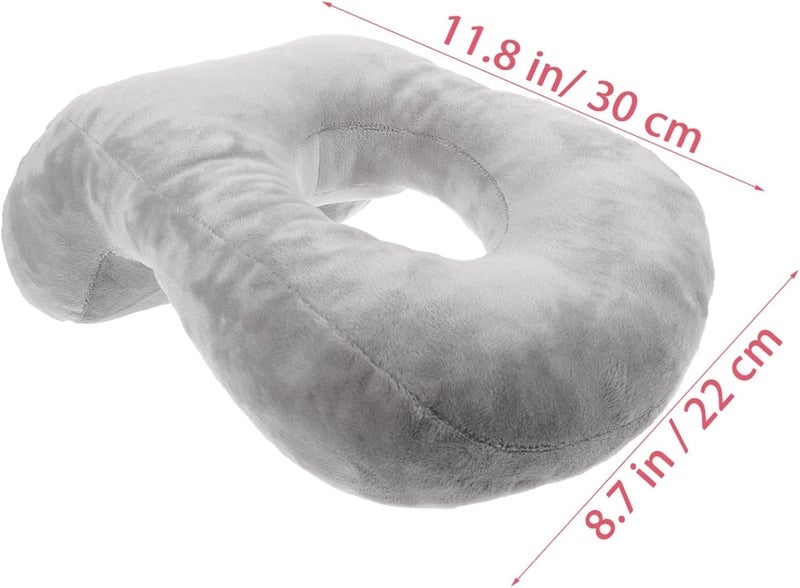 VOSAREA Memory Foam Nap Pillow for Travel Office School Comfortable Resting Pillow Random Color - Image 2