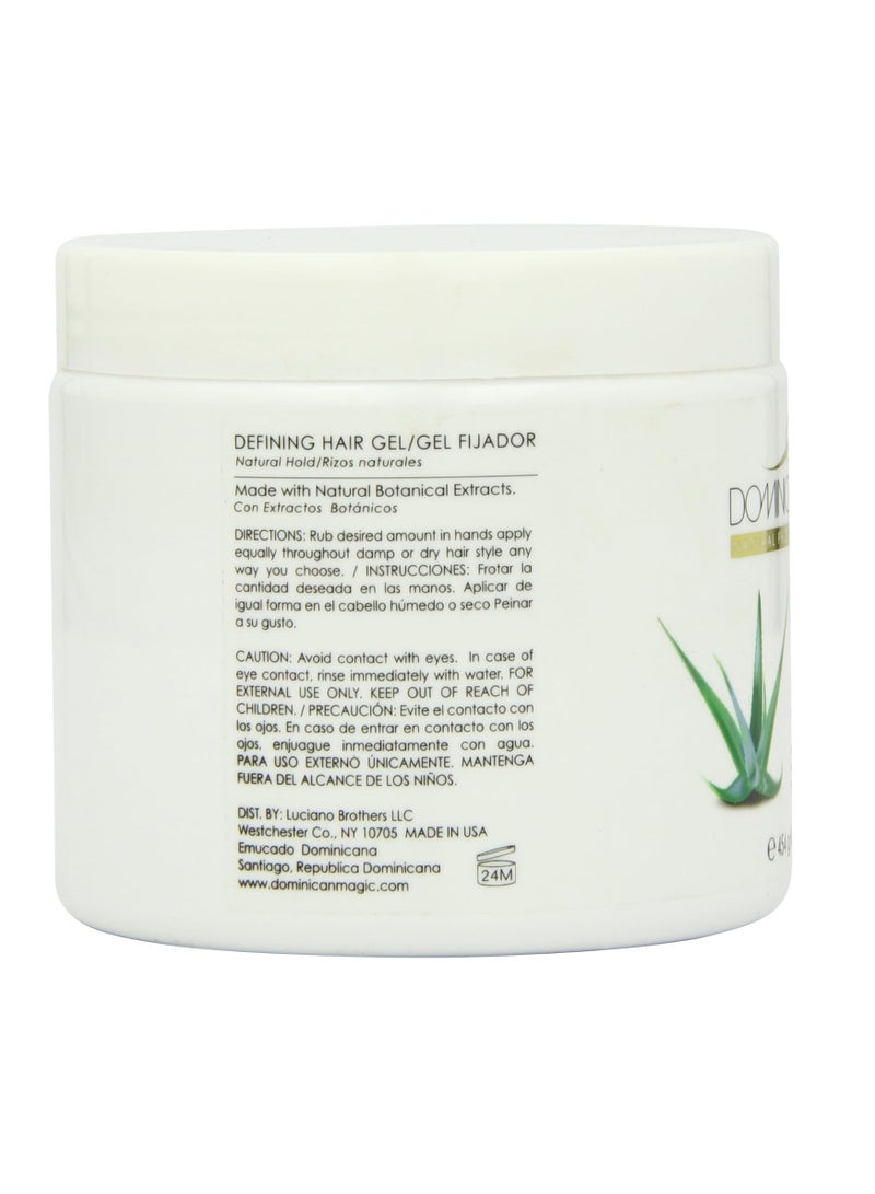 Dominican Magic Hair Styling Gel - Strong Hold & Frizz Control - Aloe Vera - Enriched with Natural Extracts for Shine & Moisture - All Hair Types - No Flakes, No Crunch - 16Oz - Image 2
