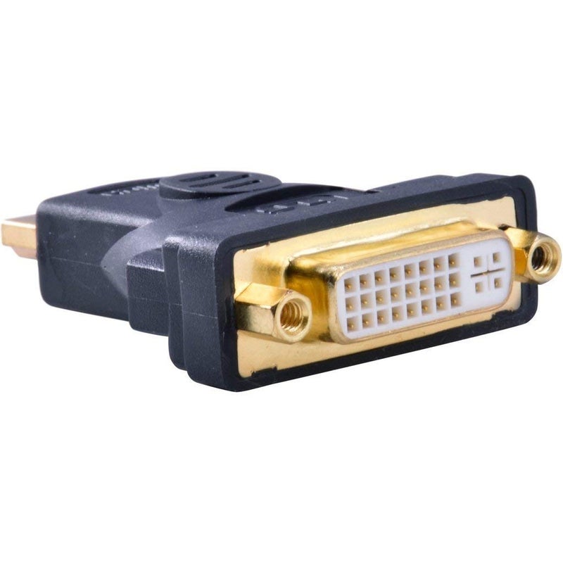 CABLESETC Gold Plated 29pin 24+4+1 DVI-I Digital + Analog Female - HDMI Male Adapter Co. - Image 2