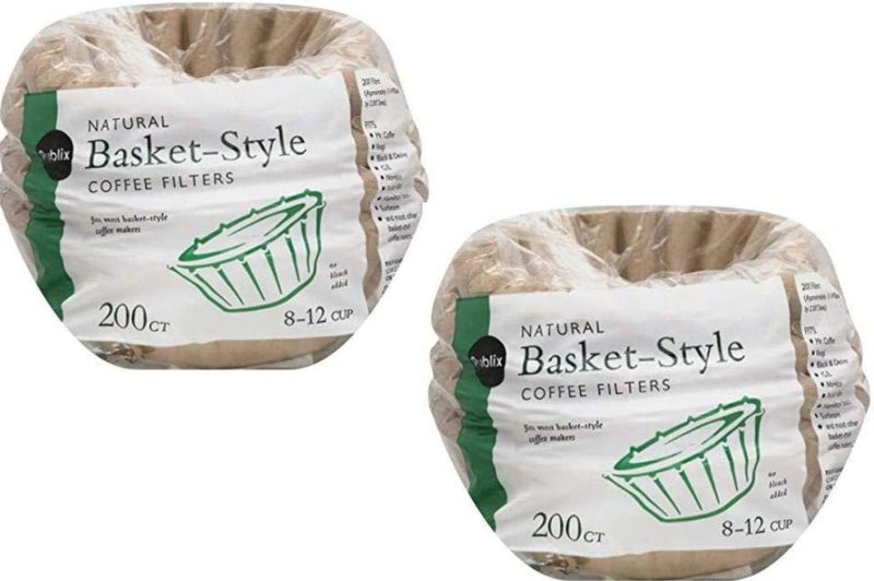 200 Count Publix Natural BasketStyle Coffee Filters 2 Pack