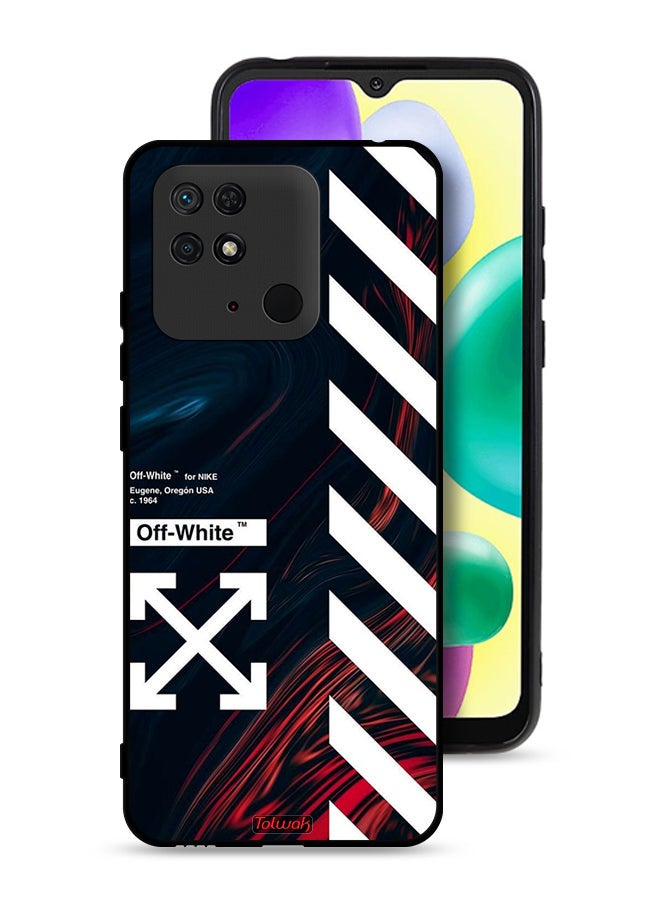 Tolwak Xiaomi Redmi 10C Protective Case Cover Off White Sticker - Image 1