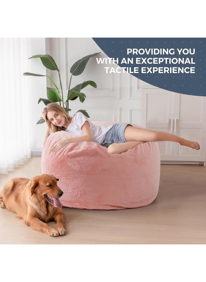 MAXYOYO Giant Bean Bag Chair Bed for Adults, Convertible Beanbag Folds from Lazy Chair to Floor Mattress Bed, Large Floor Sofa Couch, Big Sofa Bed, High-Density Foam Filling, Machine Washable - Image 4