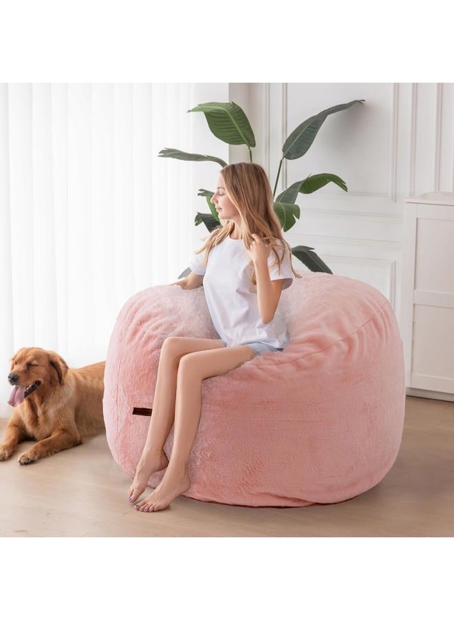 MAXYOYO Giant Bean Bag Chair Bed for Adults, Convertible Beanbag Folds from Lazy Chair to Floor Mattress Bed, Large Floor Sofa Couch, Big Sofa Bed, High-Density Foam Filling, Machine Washable - Image 2