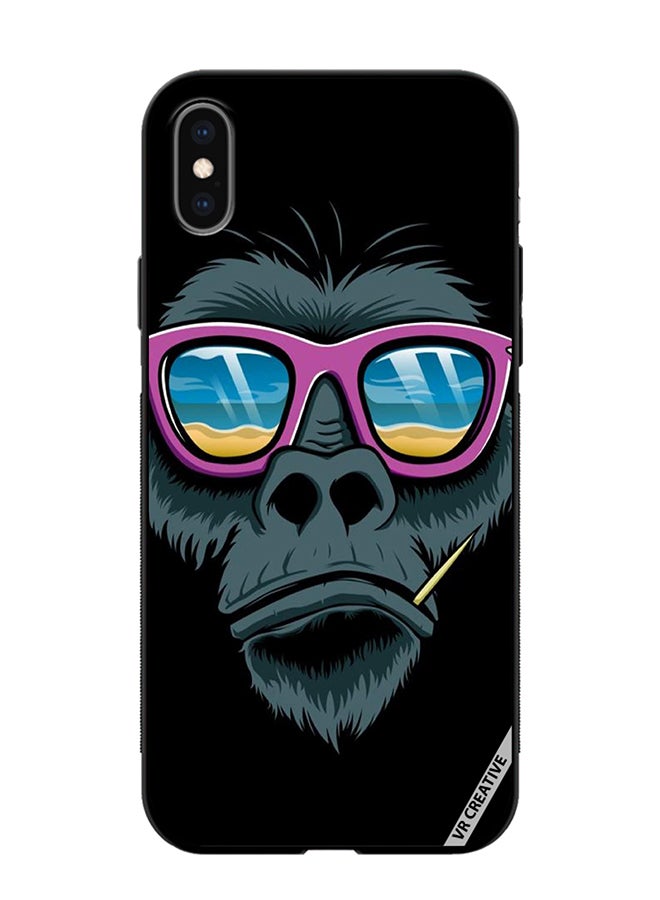 VR CREATIVE Protective Case Cover For Apple iPhone X/XS Dope Gorilla Design Multicolour - Image 1