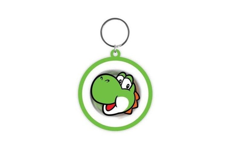 Pyramid Super Mario: Yoshi Spinner Keychain - Image 2