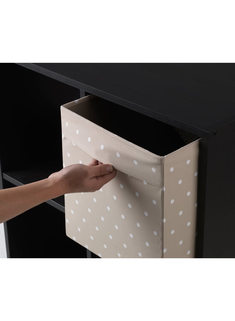 DRÖNA Box, beige/dotted, 33x38x33 cm - Image 2