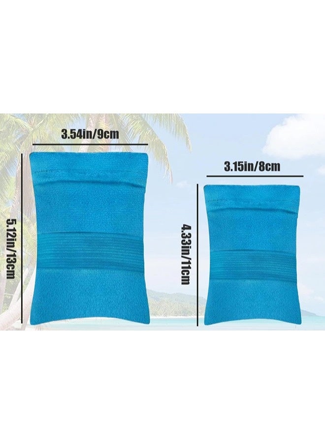 ShebSheb 2PCS Sand Remover for Beach, Sand Removal Bag,Powder Pouch Sands Remover Brush Beach Vacation Camping Essentials  - Image 2