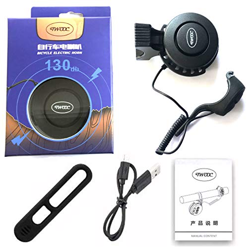 KEWAYO 100dB Electric Bike Horn - Rechargeable Waterproof Bicycle Bell 4 Sounds - Image 4