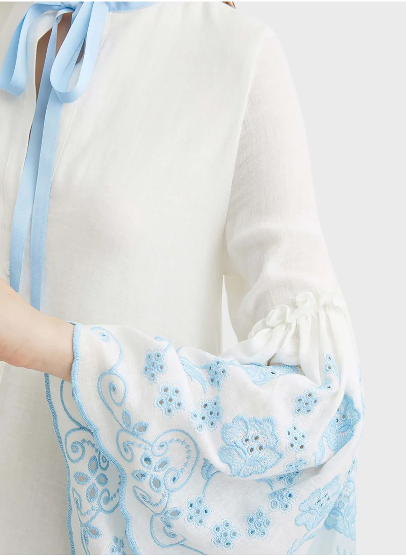 نوكتورن Floral Printed Tiered Dress
