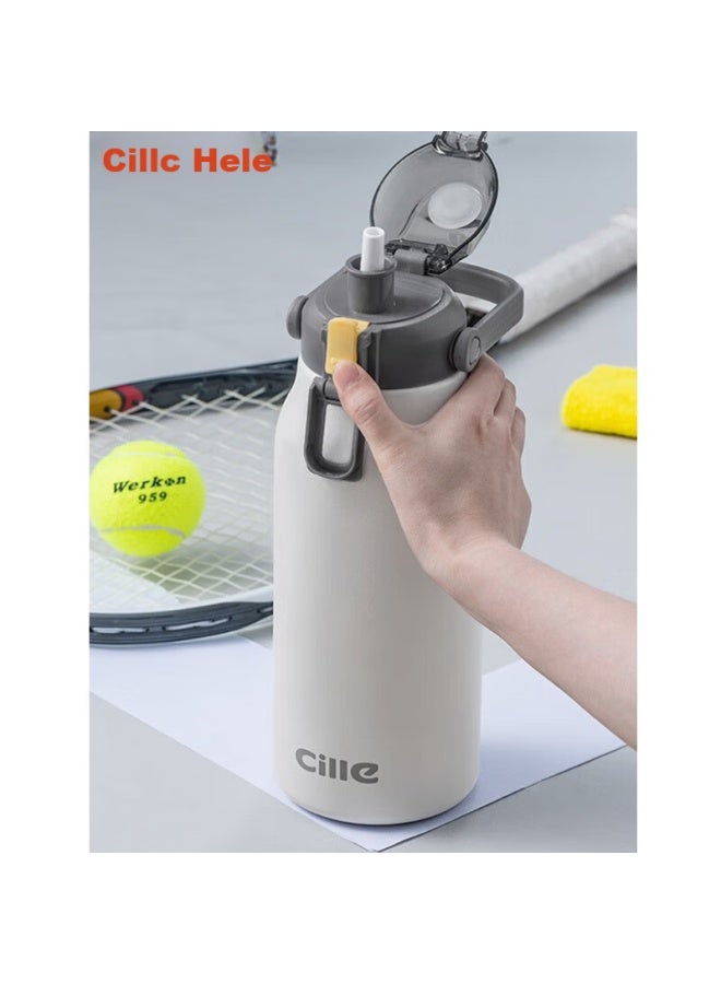 cille Xile 316 Stainless Steel Insulated Mug, Hot And Cold Cup, Large Capacity, For Men And Women, Outdoor Water Bottle, Stylish, Travel And Car-friendly Thermos - Image 1