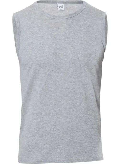 Anıt Anit Men's Ribana Zero Collar Sleeveless Undershirt 1108 - 6 Pieces