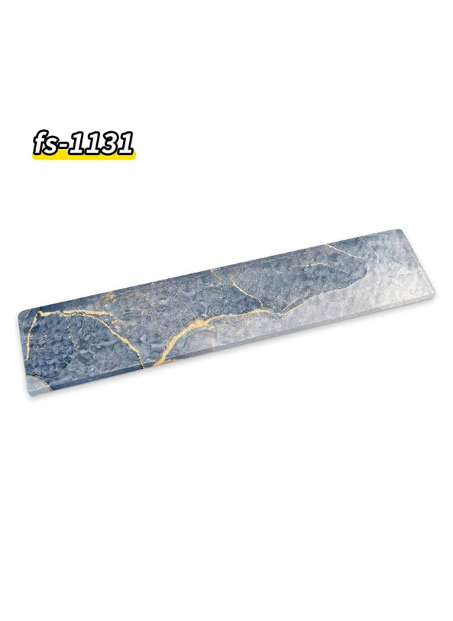 Generic - Stone Pattern Acrylic Water Ripple Keyboard Hand Rack Comfortable High Wrist Pad Creative Wrist Rack Multi-Size Dirty Resistance-Colour:360*80*10mm-Pattern:fs1131 - Image 1