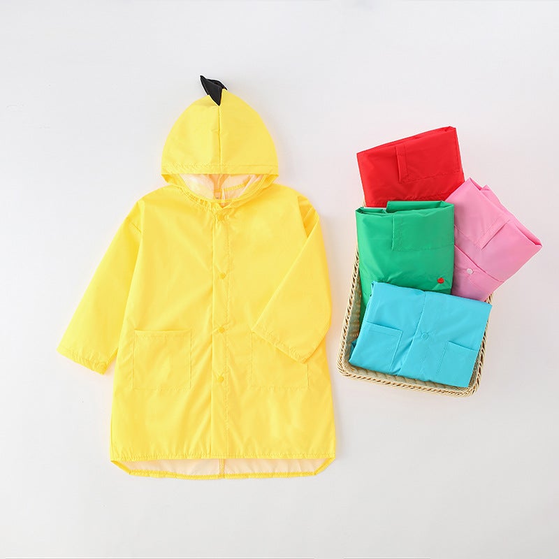 Little Dinosaur Waterproof And Windproof Poncho For Children, Boys And Girls, Kindergarten Raincoat, Ins - Image 3