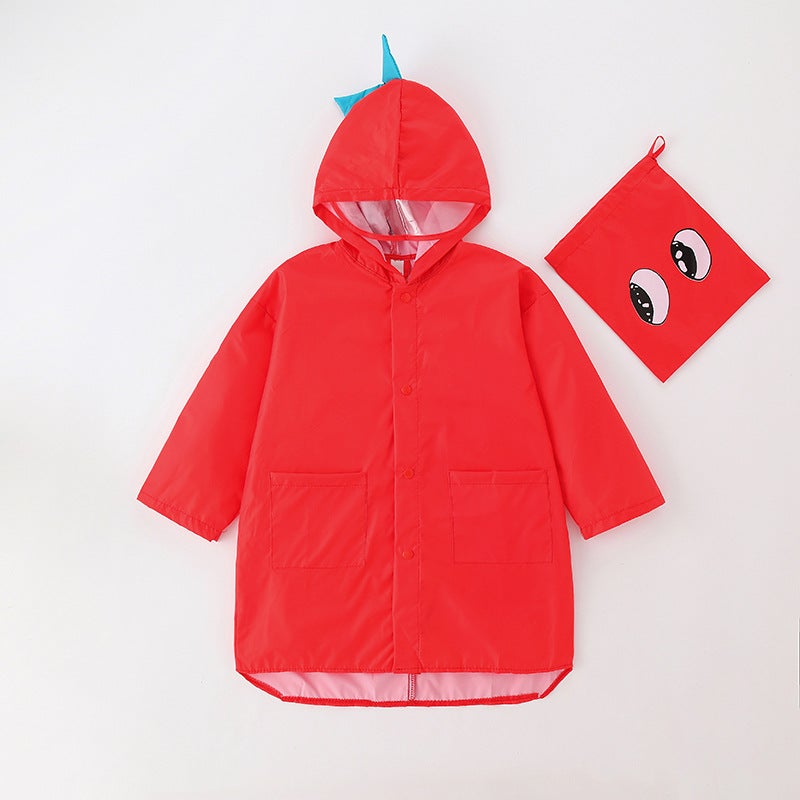 Little Dinosaur Waterproof And Windproof Poncho For Children, Boys And Girls, Kindergarten Raincoat, Ins - Image 4